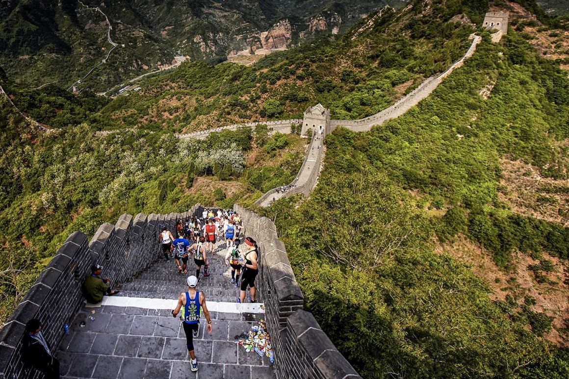 El Maratón de la Gran Muralla China