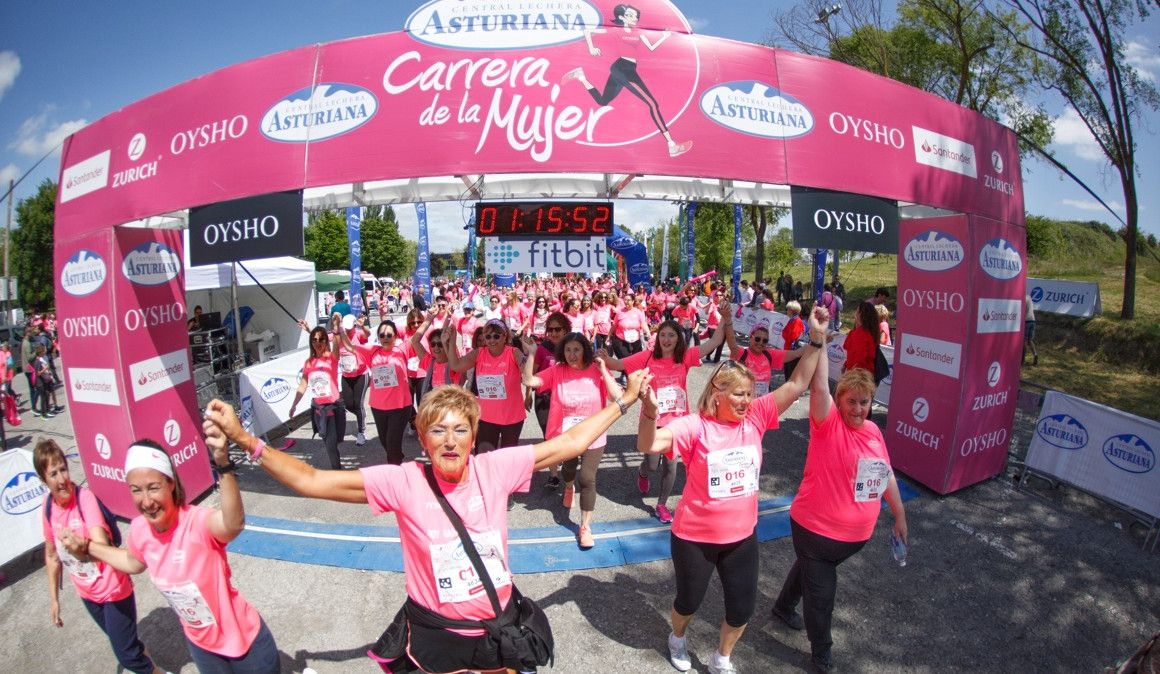 Una imagen de la llegada de la Carrera de la Mujer de Vitoria | Félix Sánchez