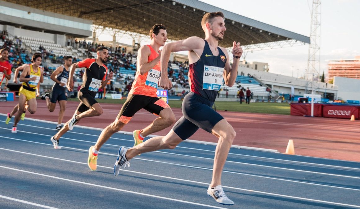 Una imagen de Álvaro de Arriba en el Meeting de Huelva 2018. Foto: Sportmedia.