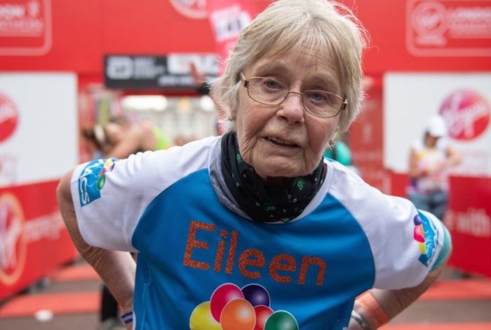 La "superabuela" del Maratón: finisher con 84 años en 6 horas y 28 minutos