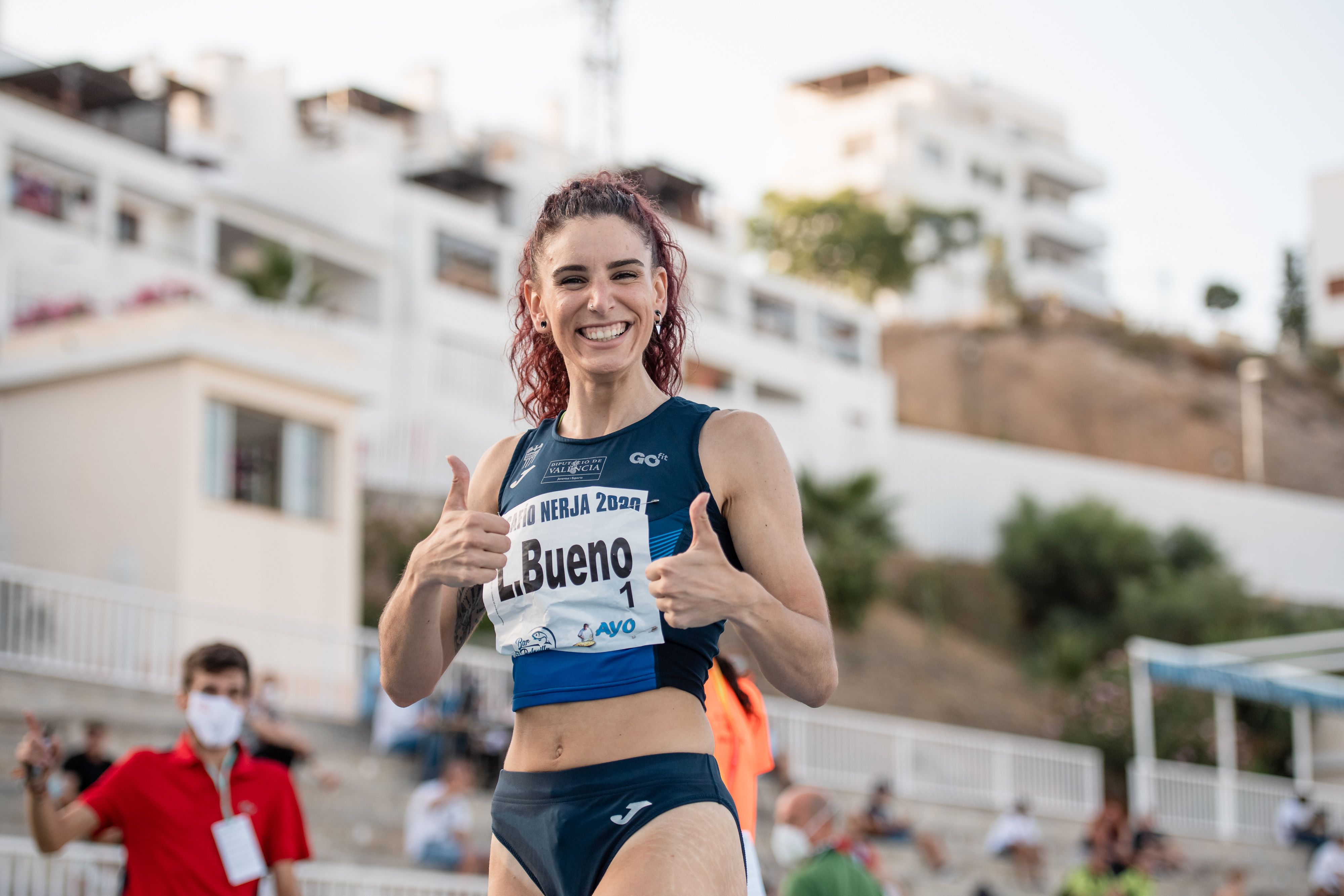 Laura Bueno, ganadora de los 400m.