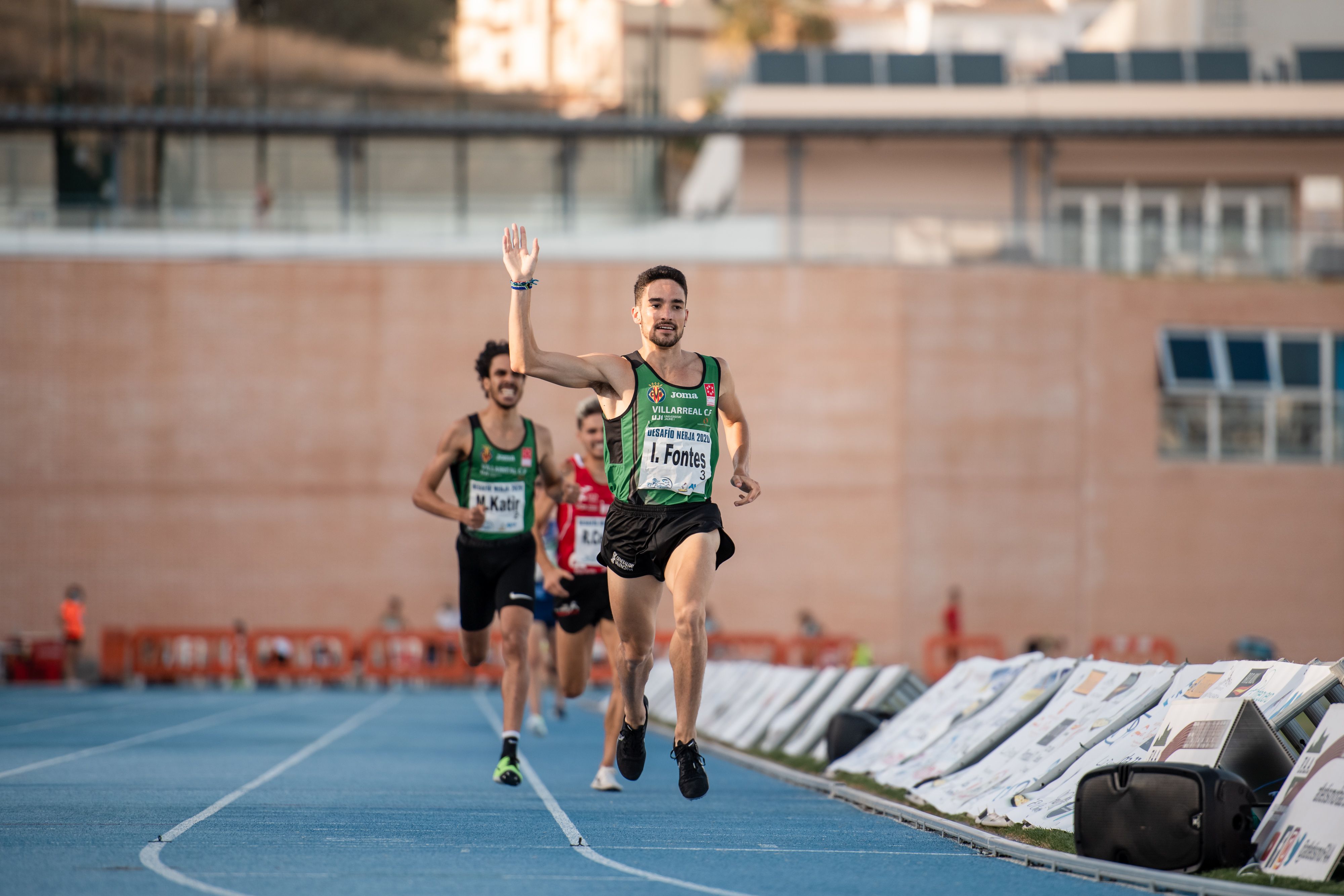 Ignacio Fontes, ganador de los 1.500m. Foto: Sportmedia.