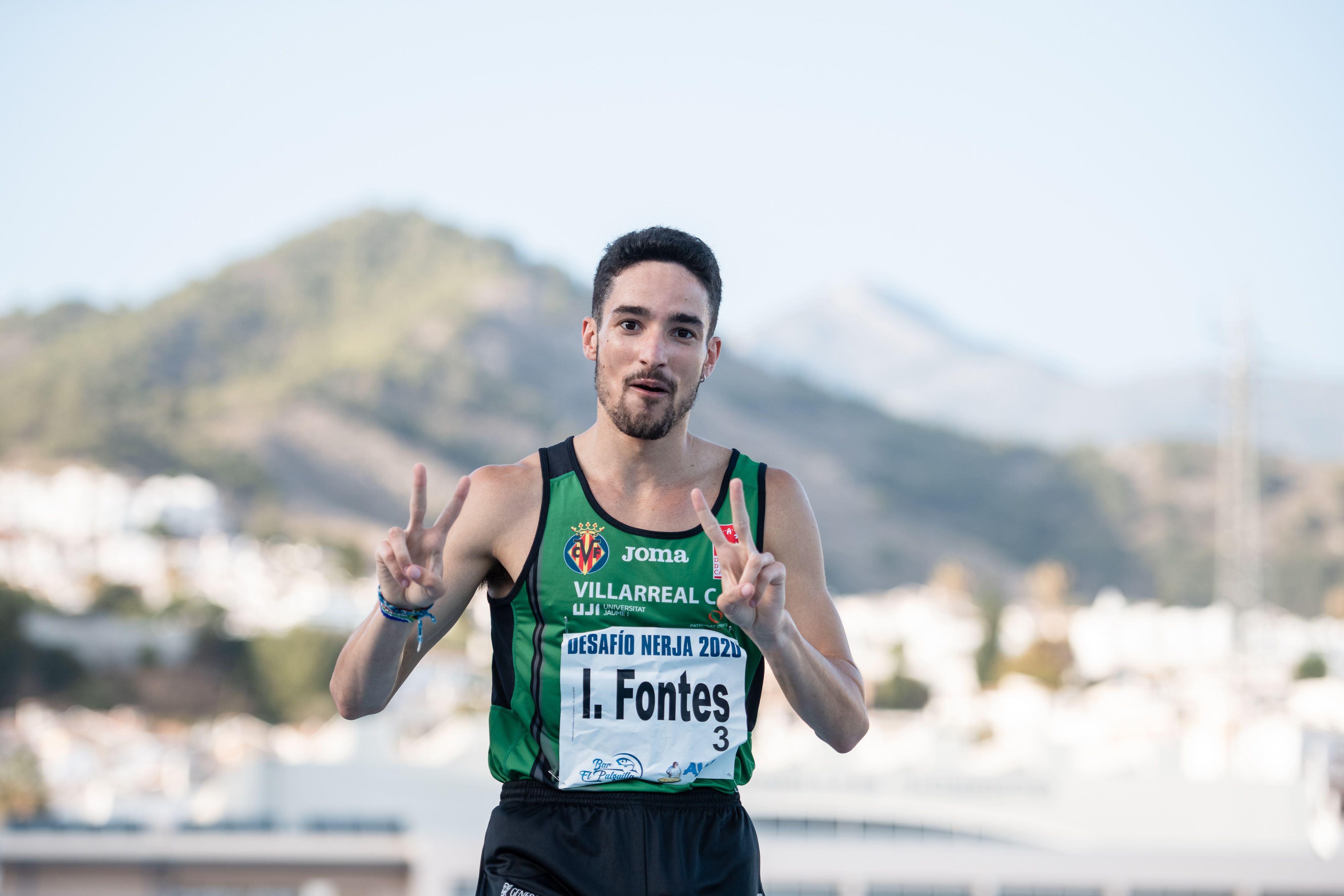 Ignacio Fontes, ganador de los 1.500m.