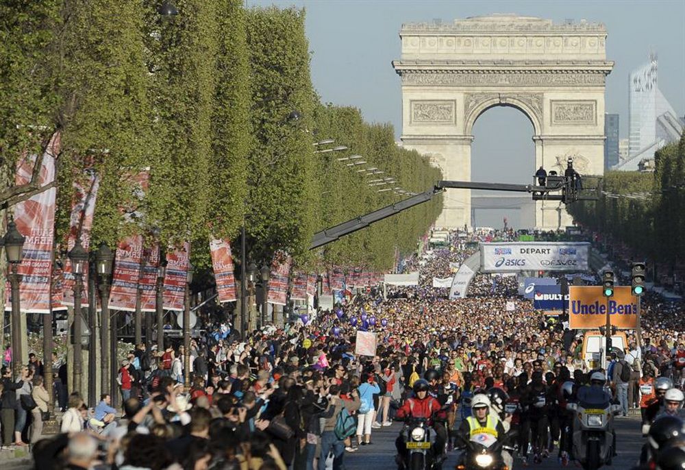 El Maratón de París, uno de los grandes del calendario internacional