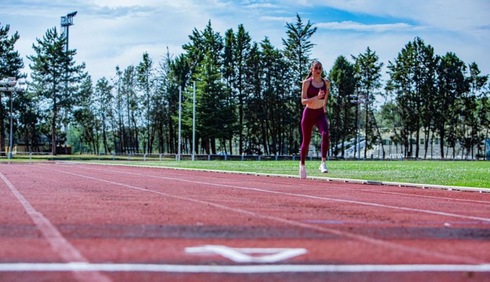 Solange Pereira durante un entrenamiento de series. Foto: JCD Fotografía.