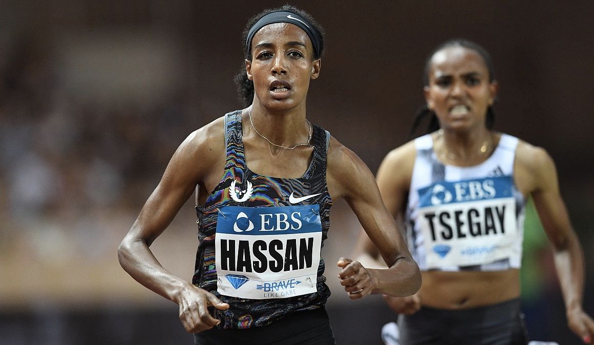 La holandesa de origen etíope Sifan Hassan en la Diamond League de Mónaco en la que batió el récord del mundo de milla | DL