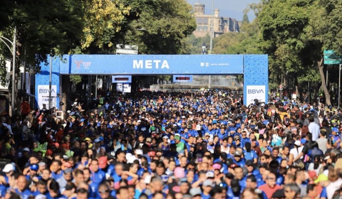 La llegada del Medio Maratón de la Ciudad de México | IDCM