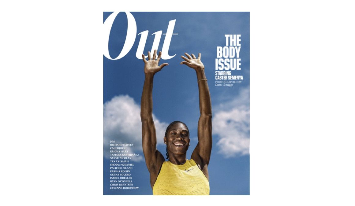 Semenya, portada de la revista LGTB más importante del mundo