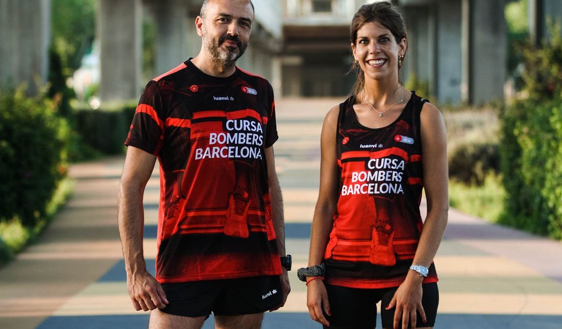 Así son las camisetas de la Cursa Bombers 2019