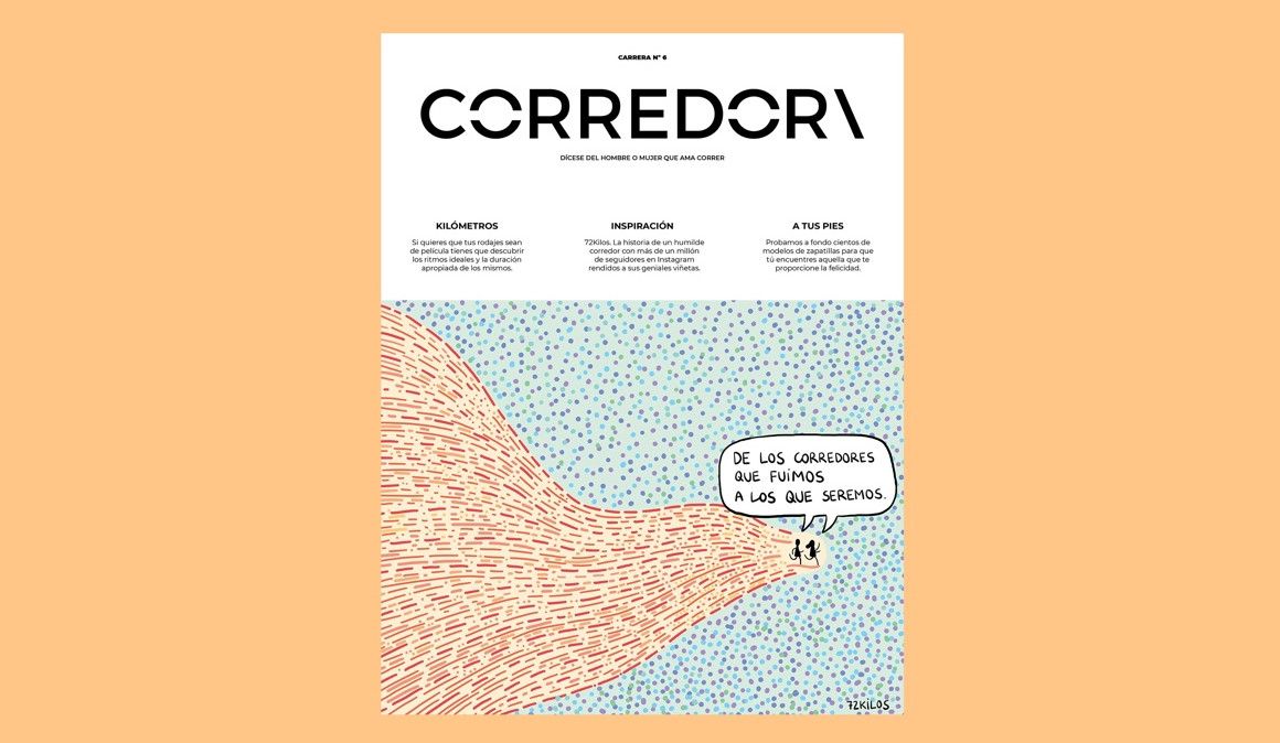 La portada del número 6 de CORREDOR, obra de 72 kilos | soycorredor.es