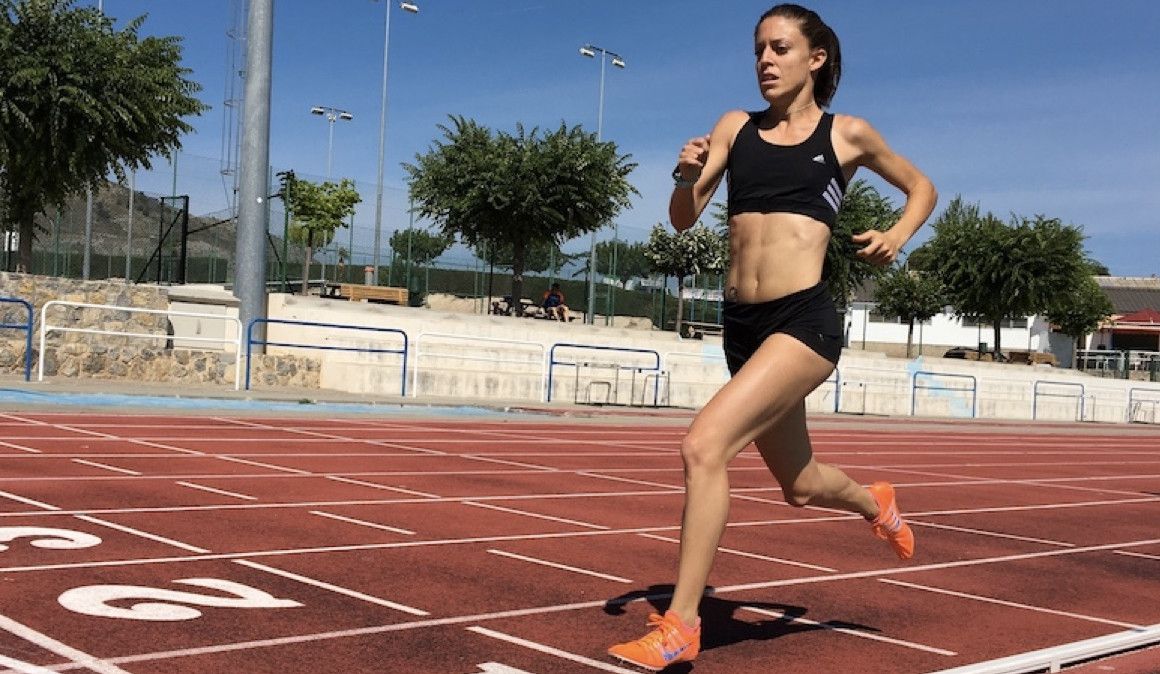 La atleta Paloma Sala durante un entrenamiento | soycorredor.es