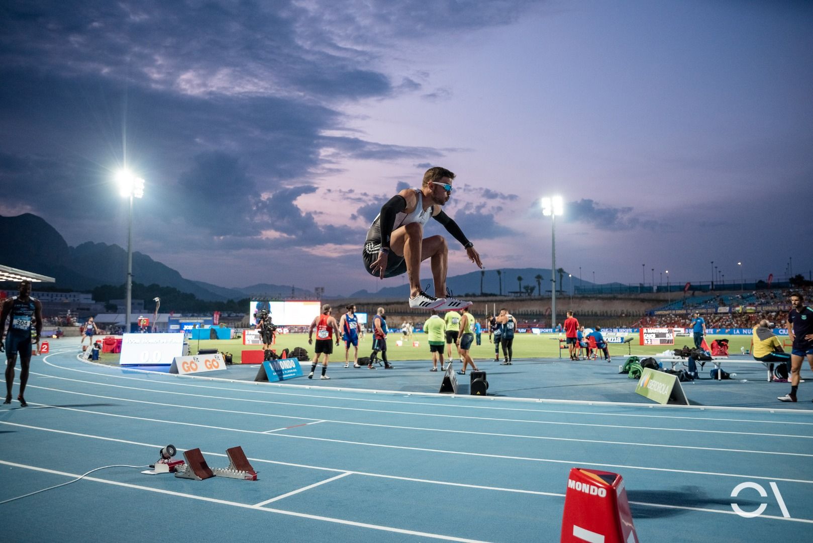 Óscar Husillos en el Campeonato de España de Atletismo La Nucía 2019. Foto: Sportmedia.
