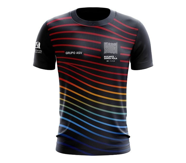 La camiseta de los 20 Km Alicante-Elche-Santa Pola