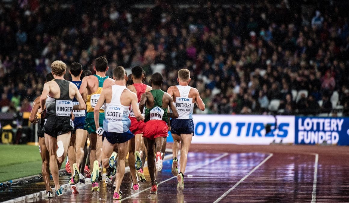 Participantes en los 5.000 metros del Campeonato del Mundo de Londres | Sportmedia