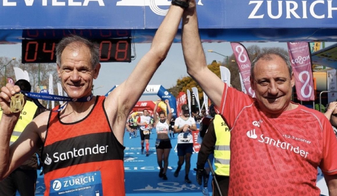 Abel Antón y Fermín Cacho en el Zurich Maratón de Sevilla | soycorredor.es
