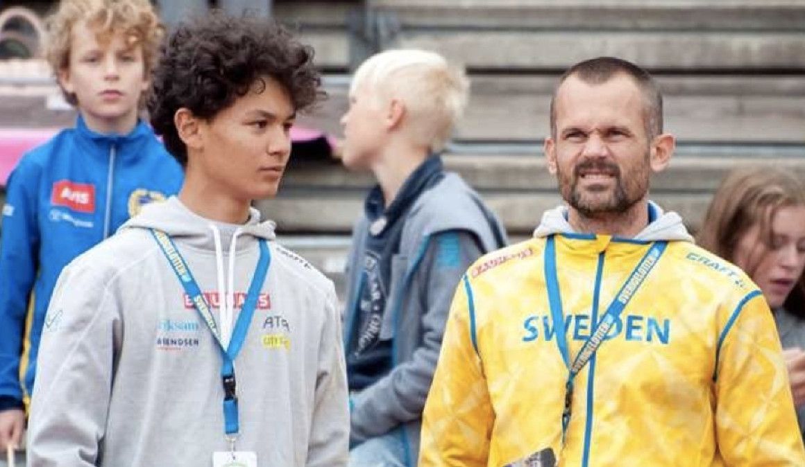 Melwin Lycke-Holm y Stefan Holm durante una competición | soycorredor.es