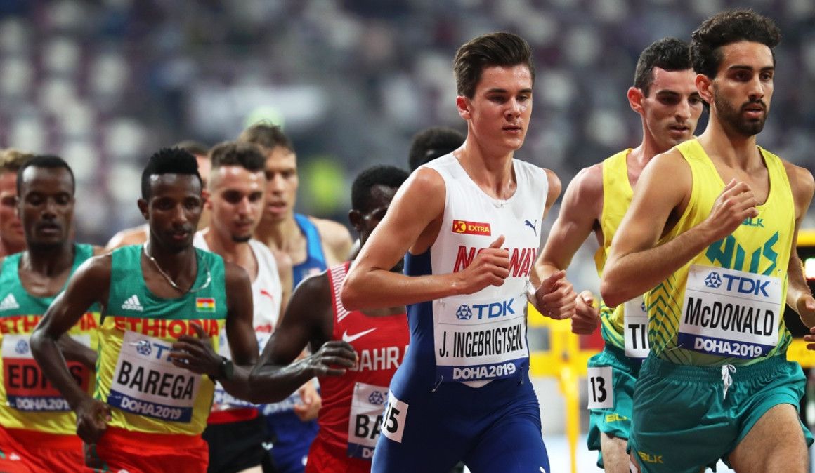 Jakob Ingebrigtsen en el Campeonato del Mundo de Doha | EFE