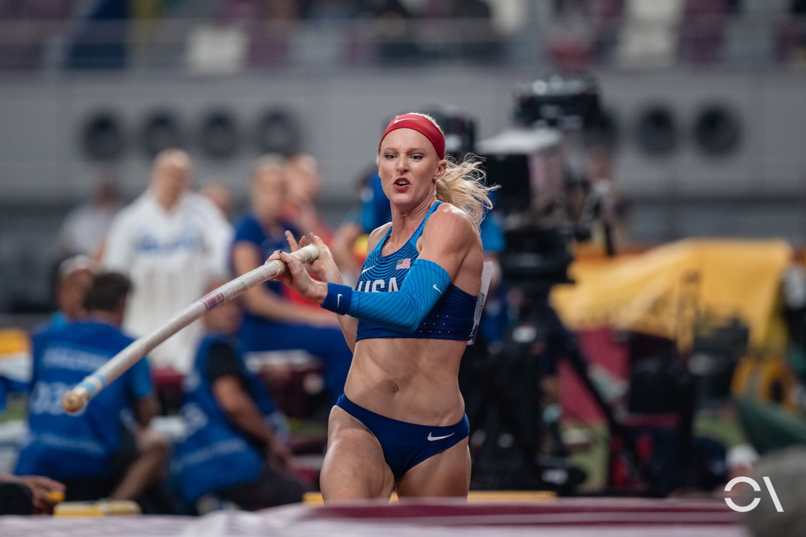 La montaña rusa de Sandi Morris en la pértiga de Doha