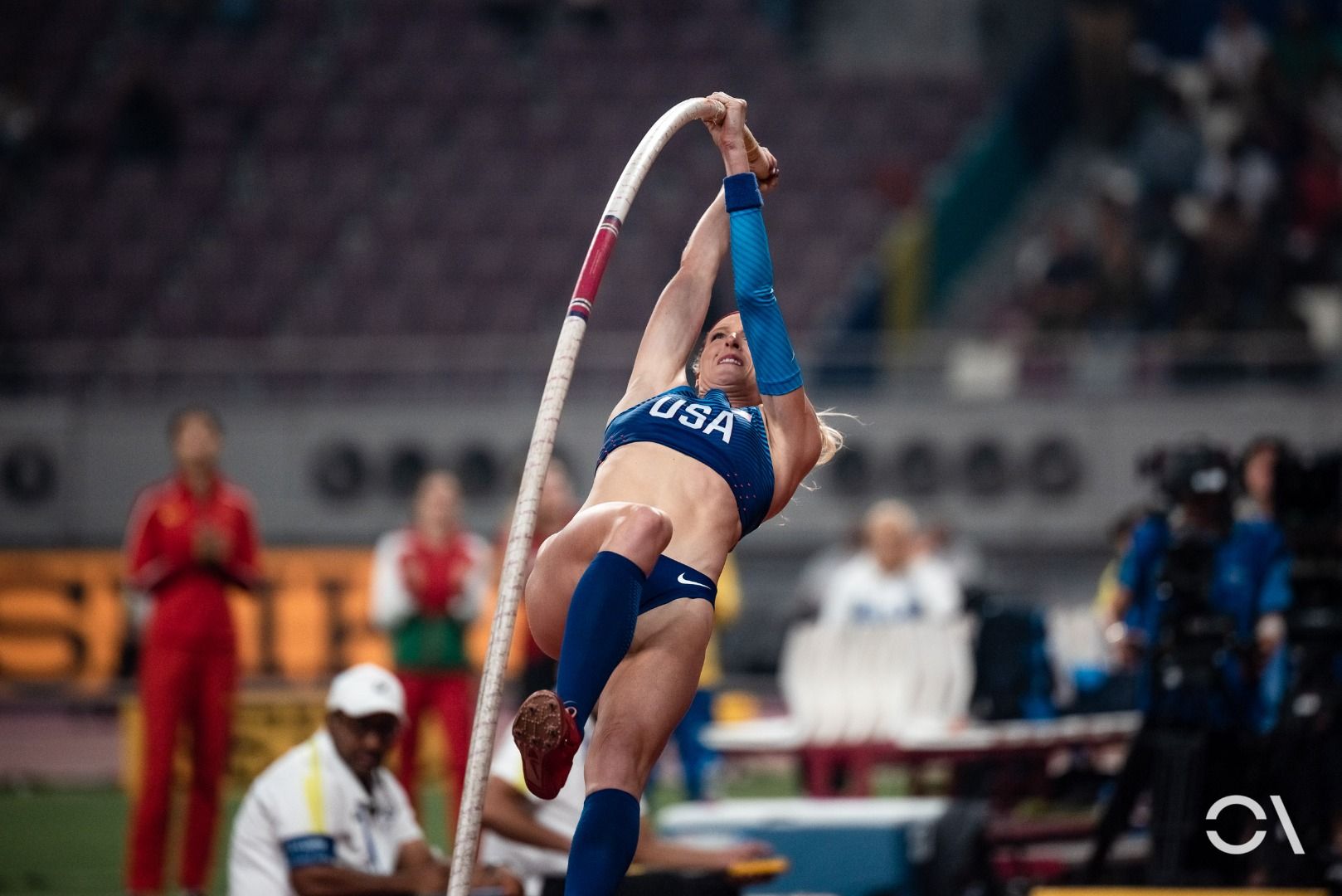 La montaña rusa de Sandi Morris en la pértiga de Doha
