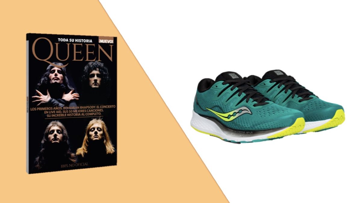 Entre todos los participantes sorteamos unas Saucony Ride ISO 2 acompañadas del libro "QUEEN: Toda su Historia" | soycorredor.es
