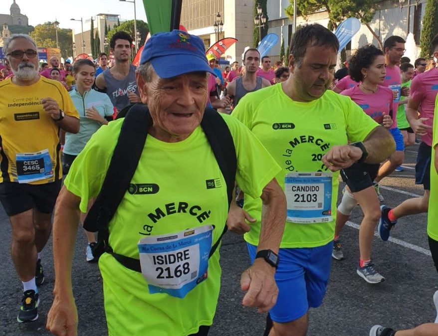 ¡Liebre de la Cursa de la Mercé con 84 años!