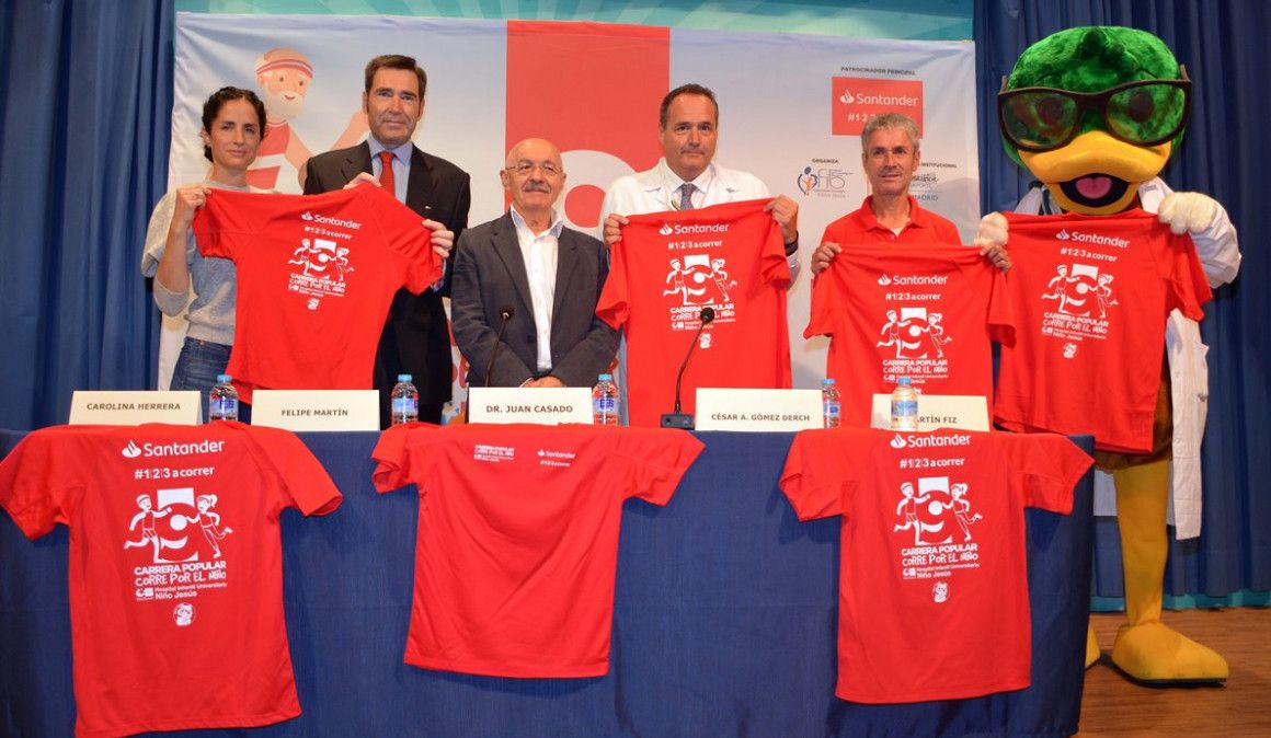 Martín Fiz presenta "La carrera por el niño"