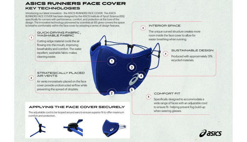 ASICS RUNNERS FACE COVER 