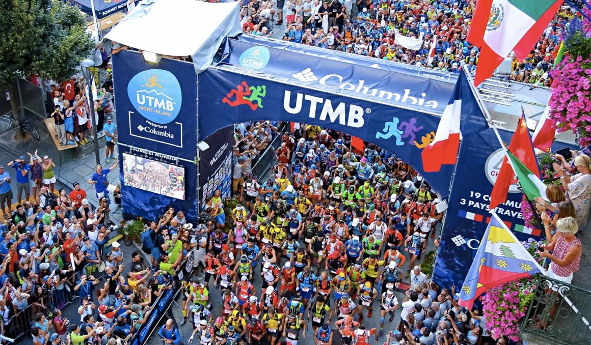 La salida del Ultra Trail del Mont Blanc, una prueba mítica del ultrafondo. Foto: UTMB