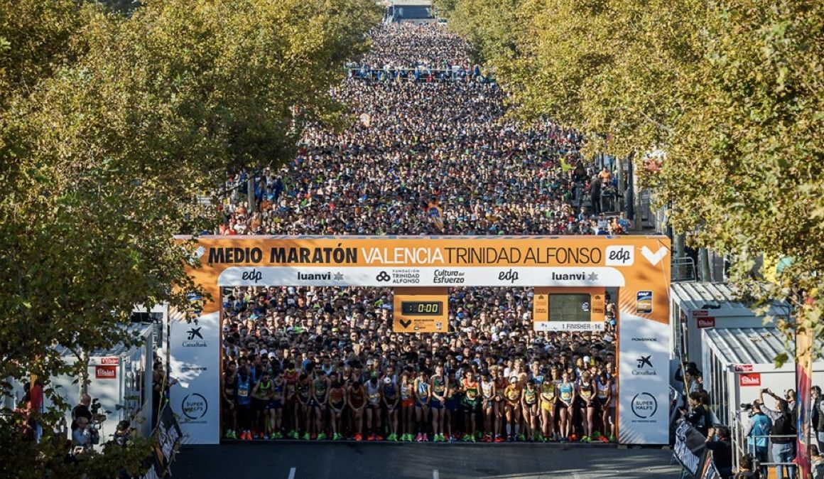 Una imagen del Medio Maratón de Valencia Trinidad Alfonso EDP de 2019 | Organización