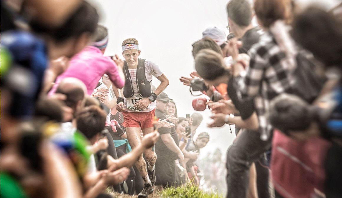 Rémi Bonet, ganador de la Zegama-Aizkorri de 2018. FÉLIX SÁNCHEZ.