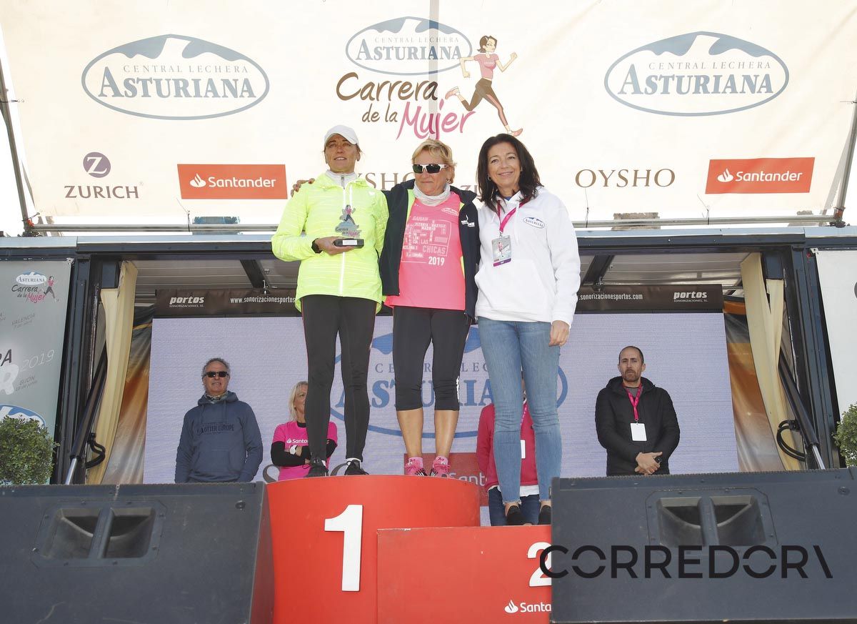 Podio Carrera de la Mujer de Barcelona 1