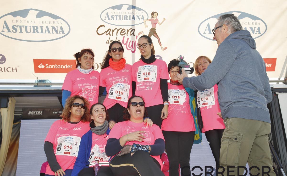 Podio Carrera de la Mujer de Barcelona 2