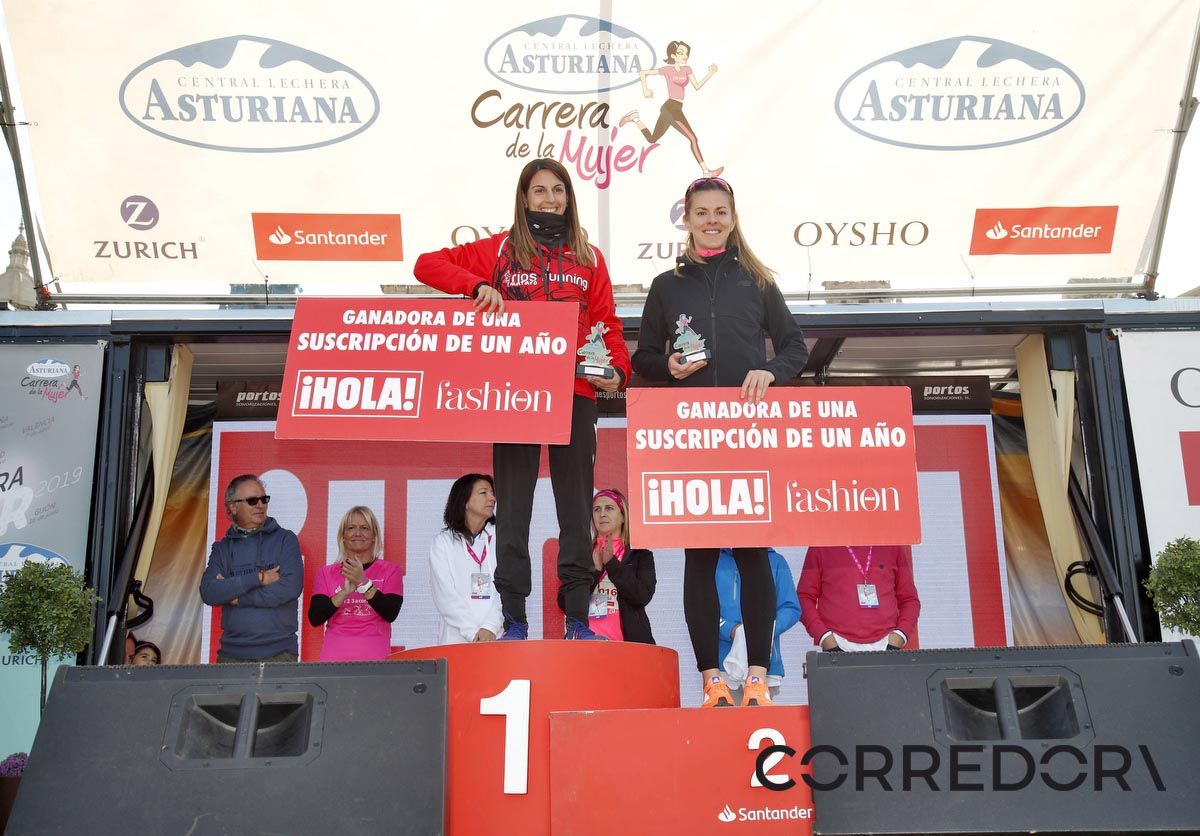 Podio Carrera de la Mujer de Barcelona 1