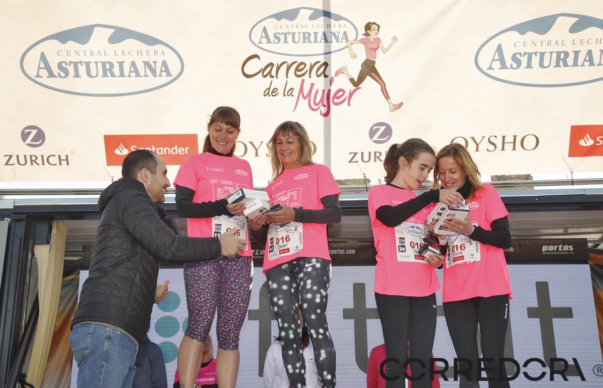 Podio Carrera de la Mujer de Barcelona 1