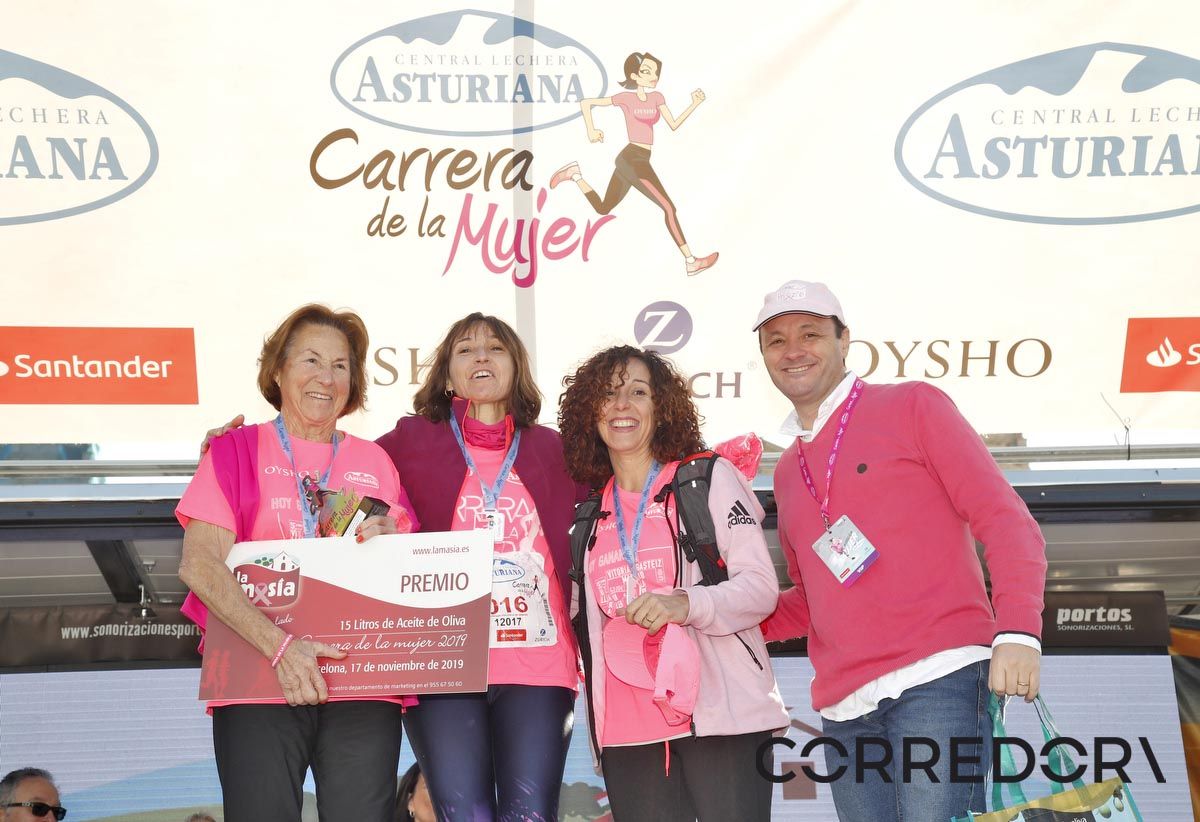Podio Carrera de la Mujer de Barcelona 1