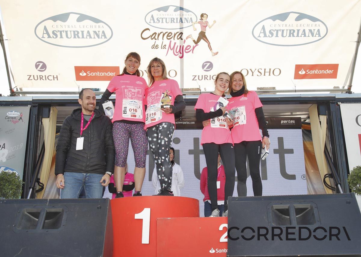 Podio Carrera de la Mujer de Barcelona 1