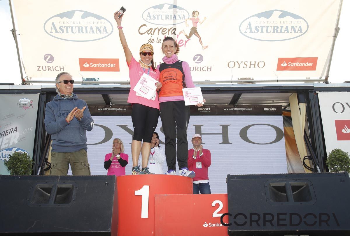 Podio Carrera de la Mujer de Barcelona 2