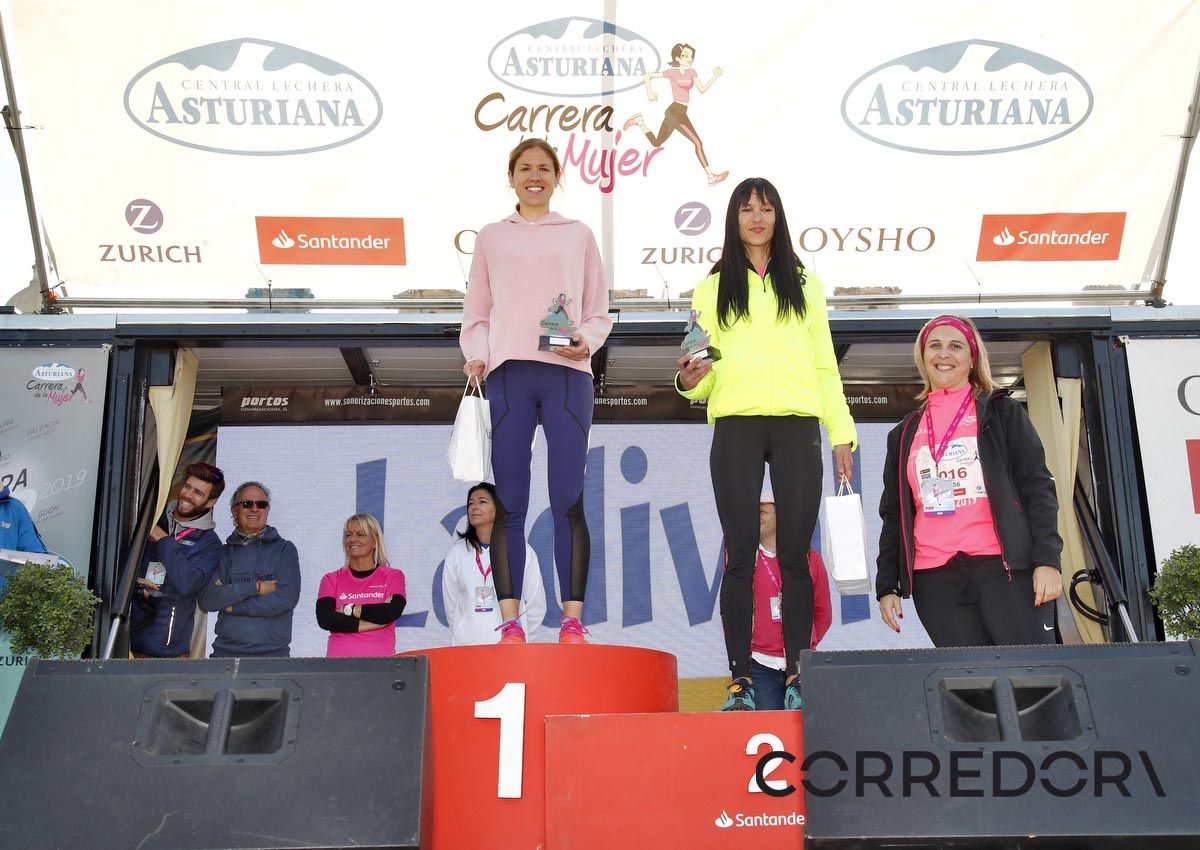 Podio Carrera de la Mujer de Barcelona 1