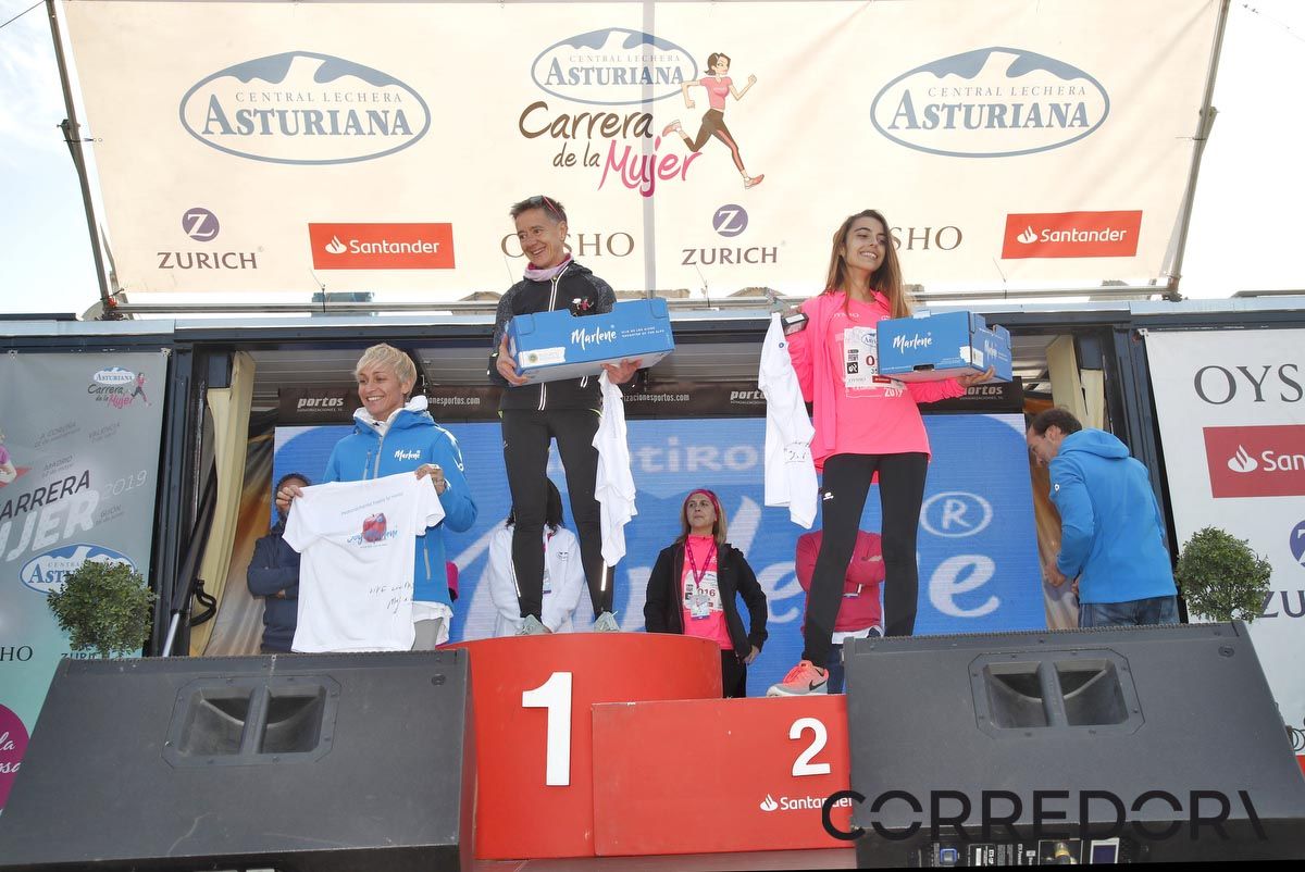 Podio Carrera de la Mujer de Barcelona 1