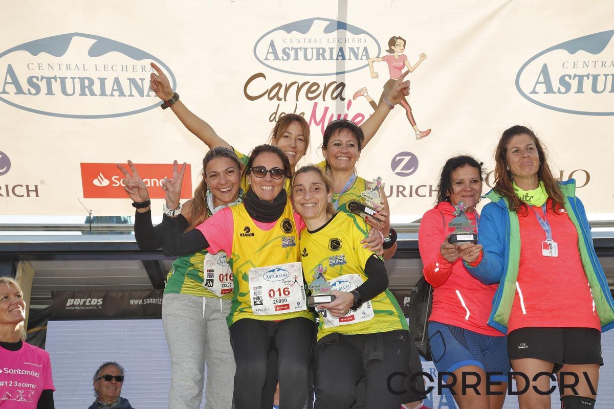 Podio Carrera de la Mujer de Barcelona 2