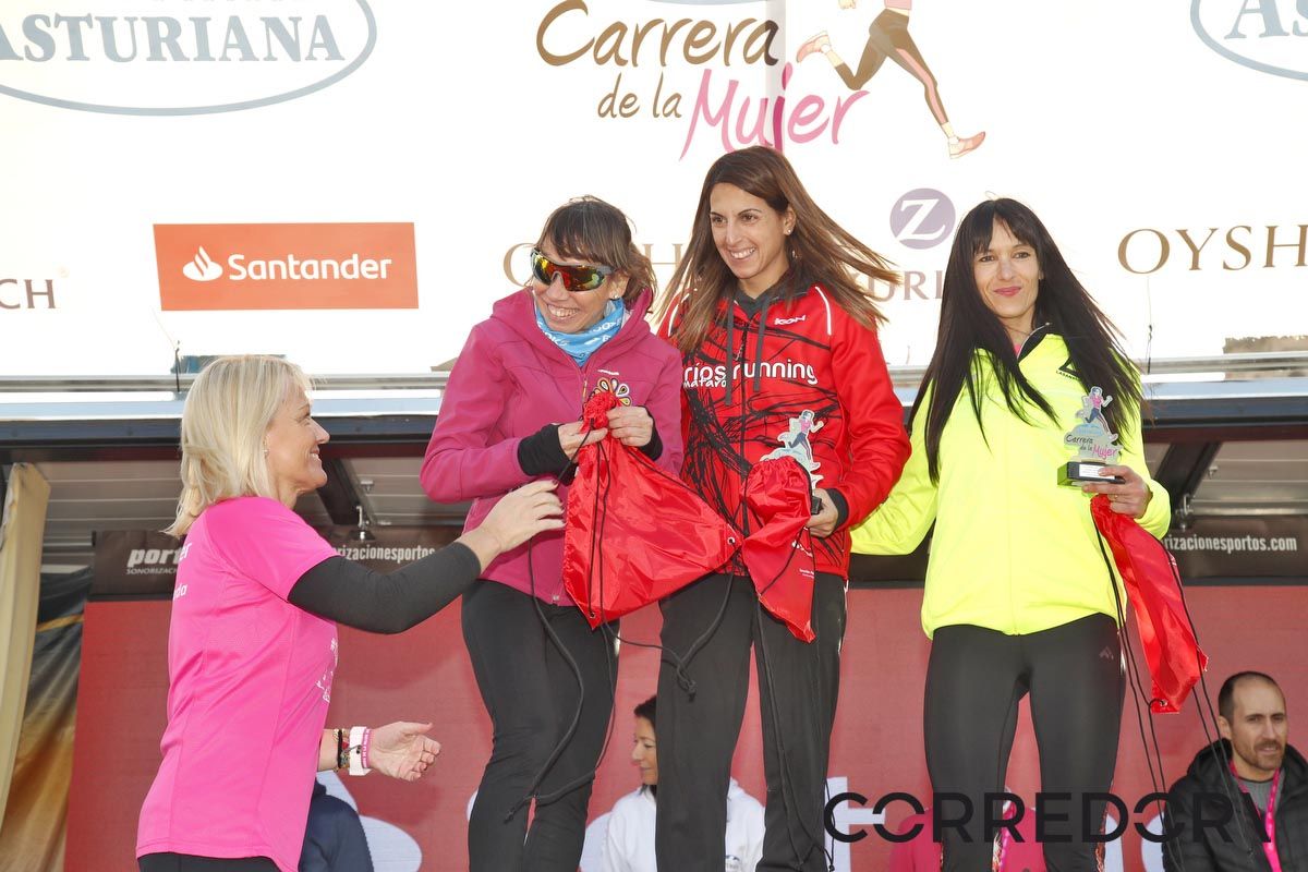 Podio Carrera de la Mujer de Barcelona 1