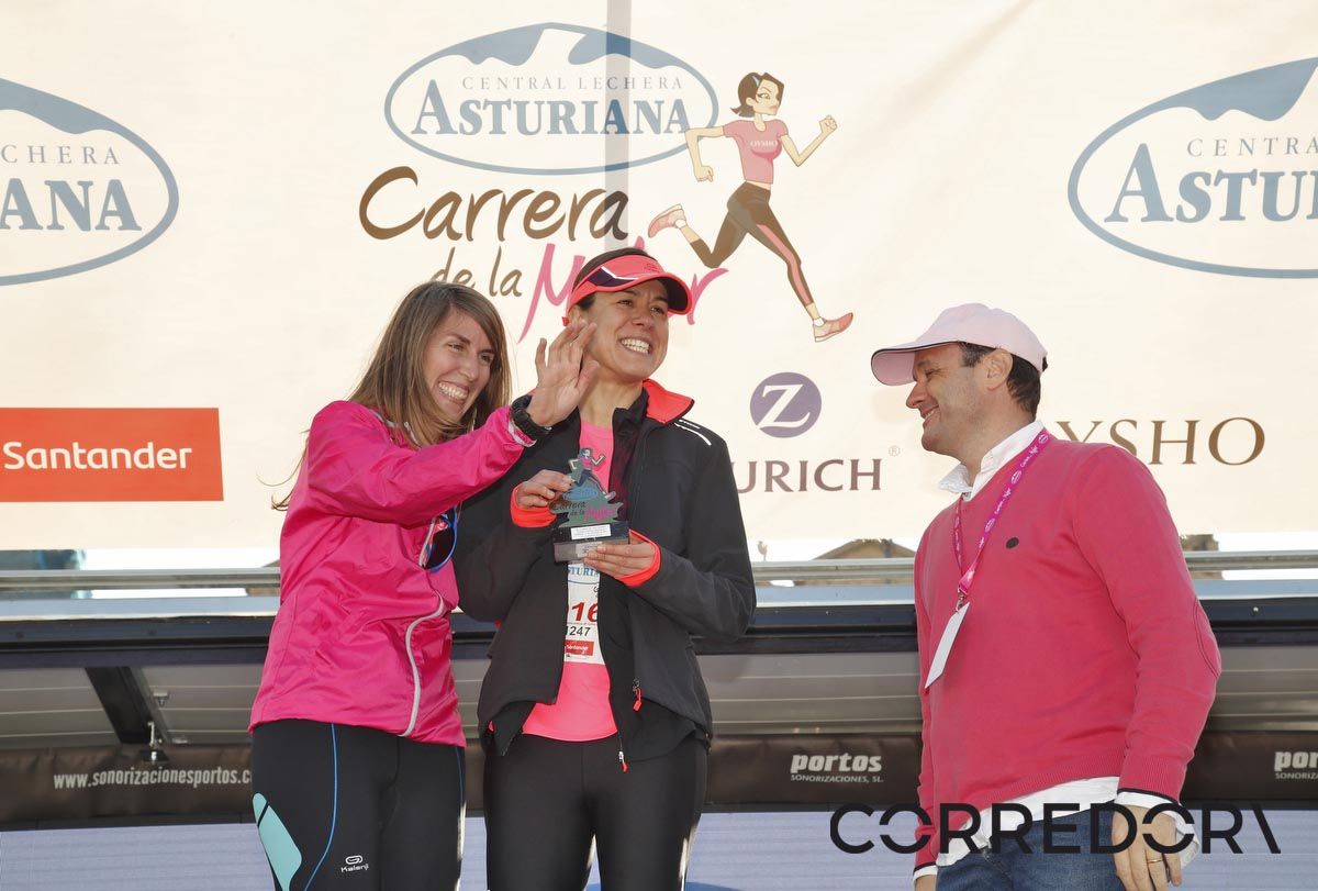 Podio Carrera de la Mujer de Barcelona 1