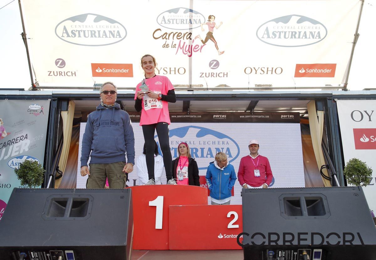 Podio Carrera de la Mujer de Barcelona 1
