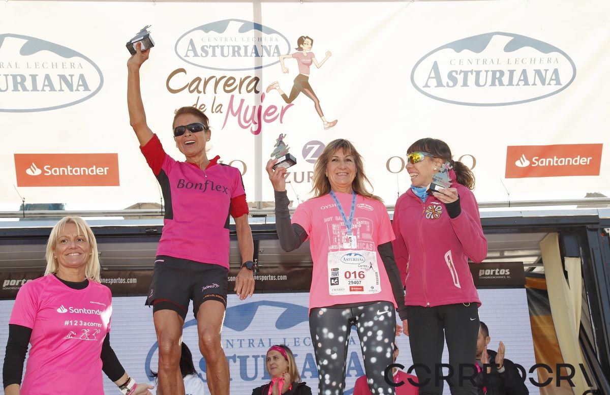 Podio Carrera de la Mujer de Barcelona 1