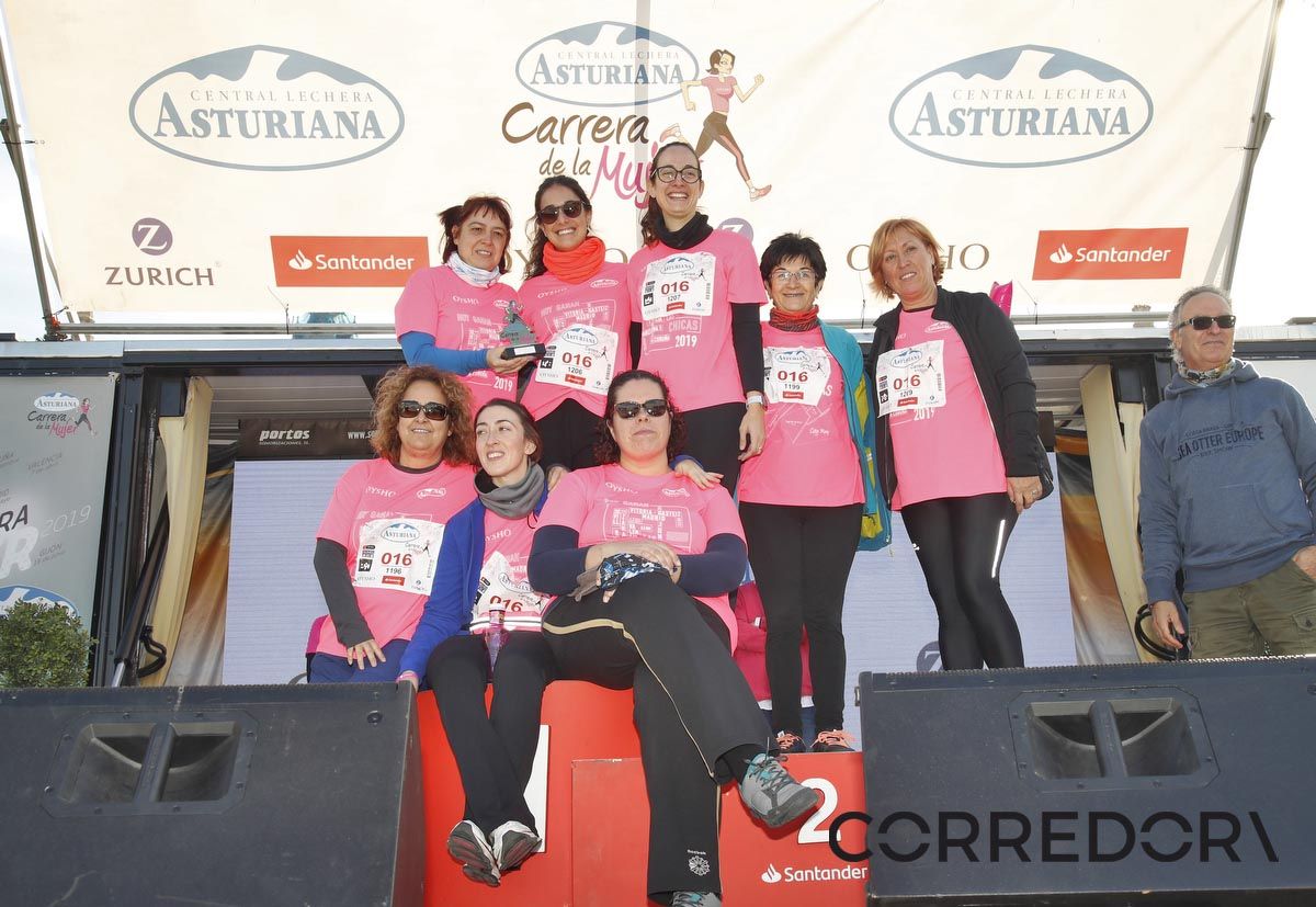 Podio Carrera de la Mujer de Barcelona 1