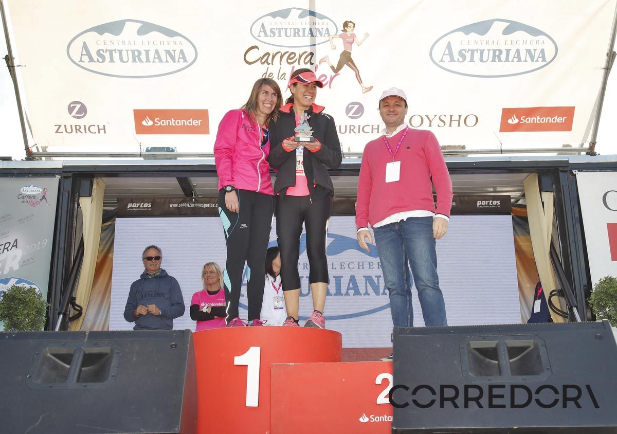 Podio Carrera de la Mujer de Barcelona 1