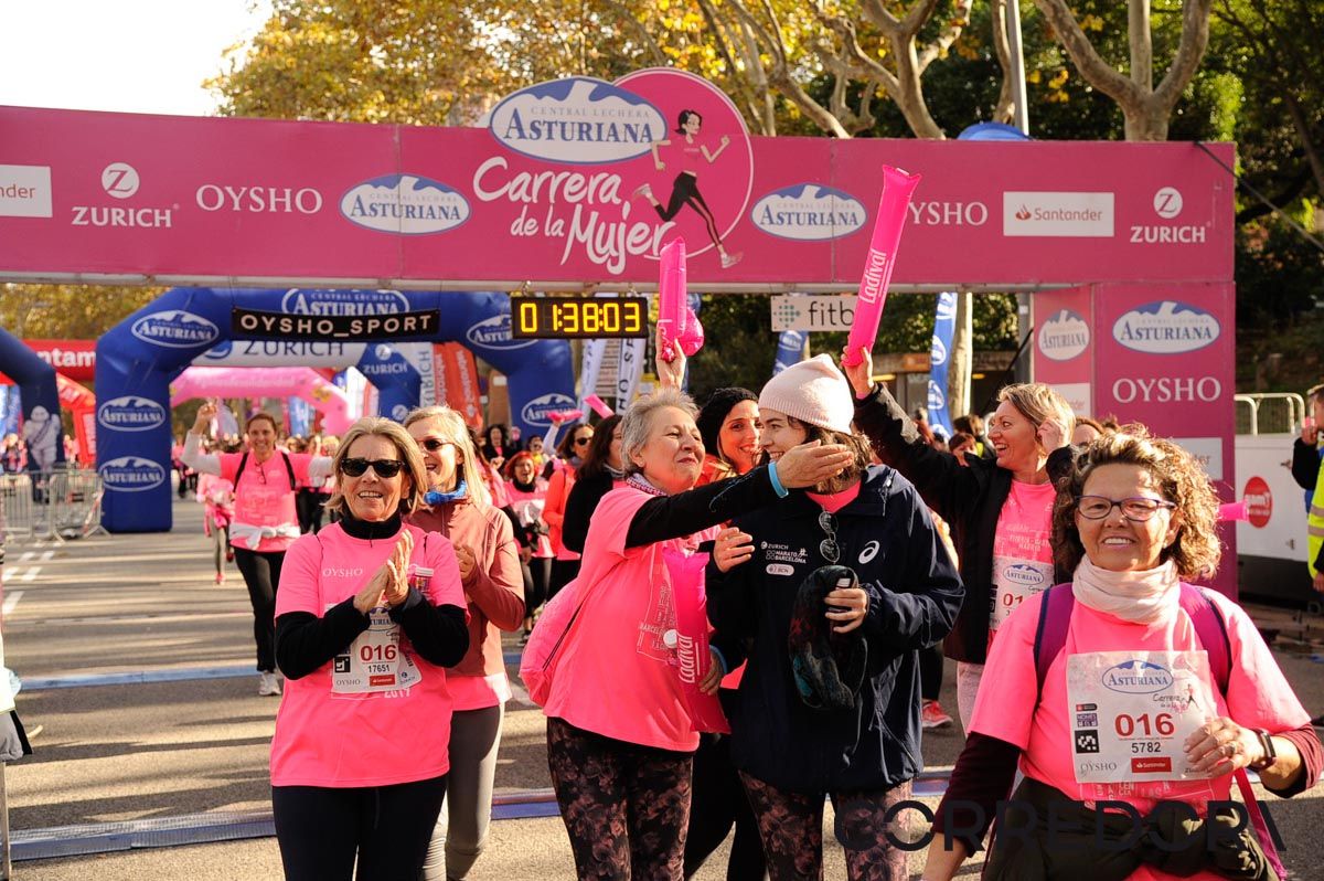 Llegada de la Carrera de la Mujer de Barcelona (ARCO DERECHO 80)