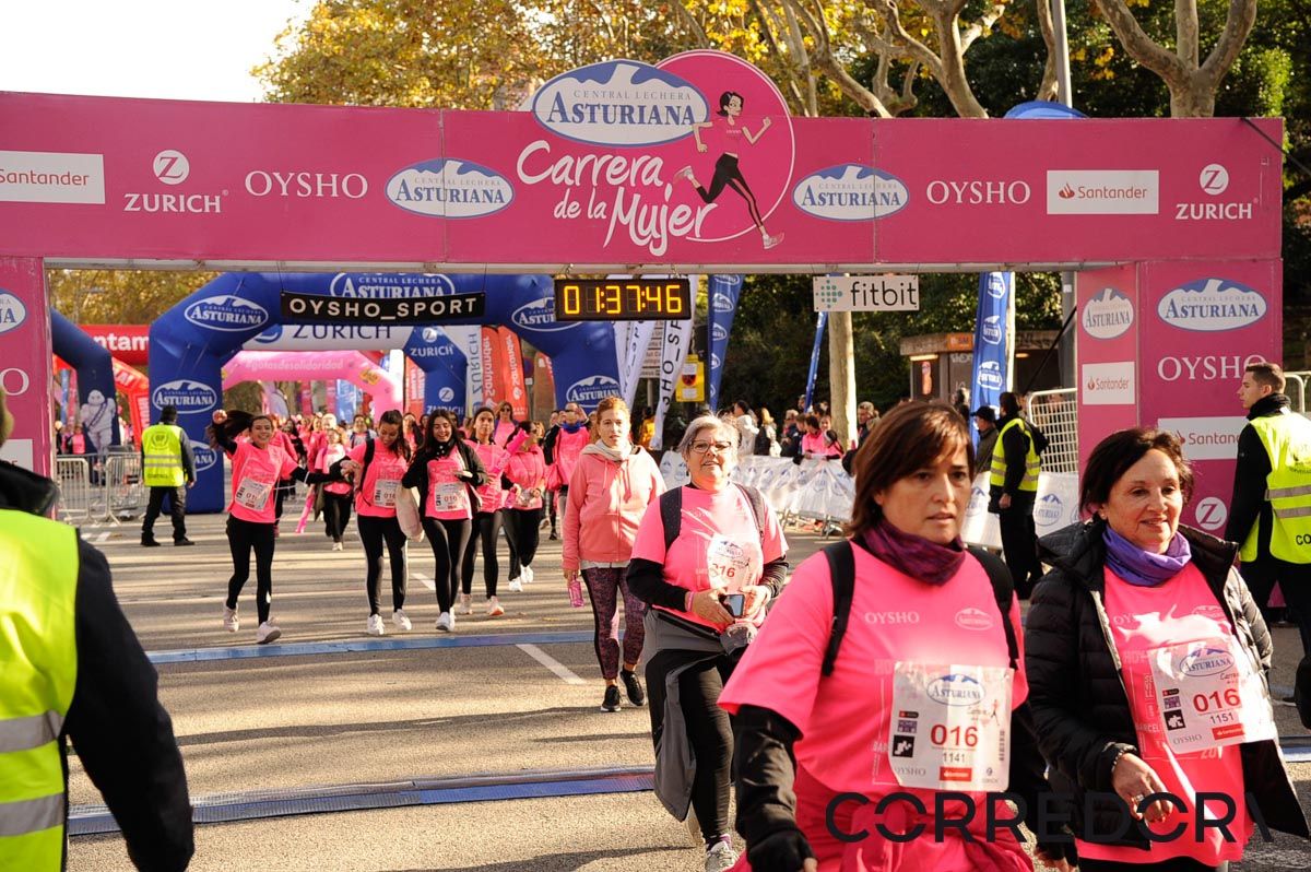 Llegada de la Carrera de la Mujer de Barcelona (ARCO DERECHO 80)