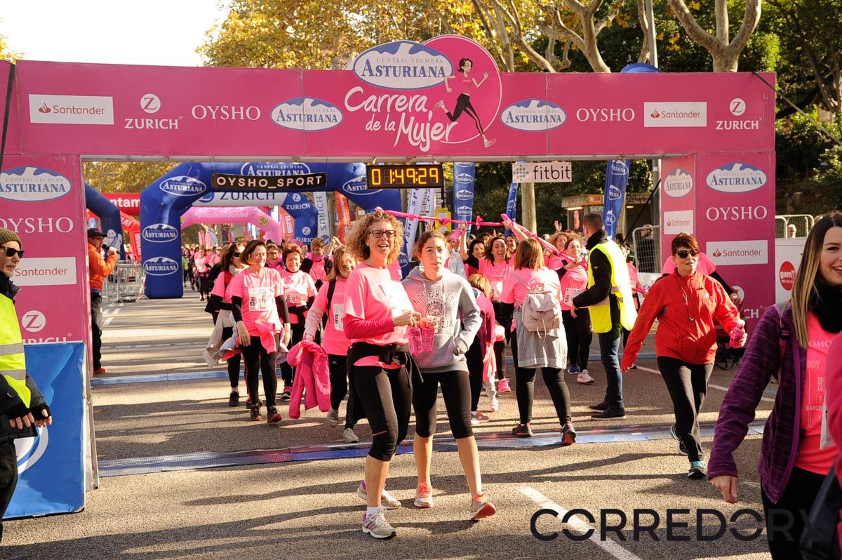 Llegada de la Carrera de la Mujer de Barcelona (ARCO DERECHO 100)