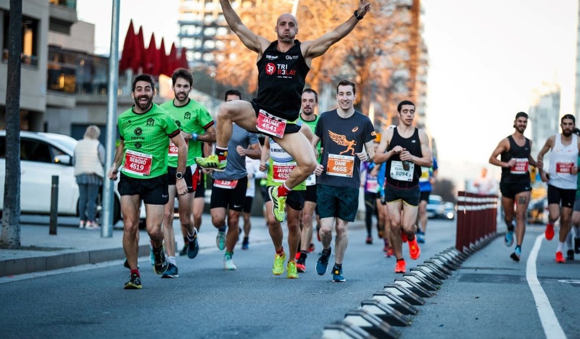 La carrera de Nochevieja en Barcelona